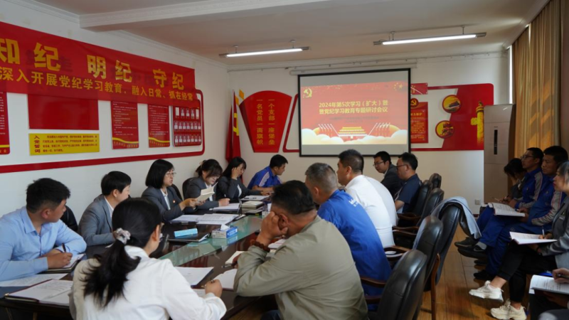 物產(chǎn)汽貿(mào)公司黨支部召開2024年第五次學(xué)習(xí)（擴大）會暨“知敬畏、存戒懼、守底線”專題研討會議